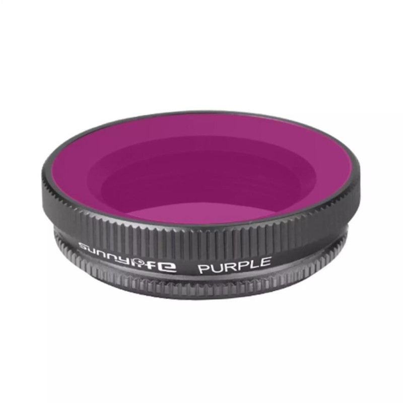 DJI OSMO Action Sunnylife Diving Lens Filter (Aluminum Alloy + Optical Resin) Magenta Snorkel Filter 