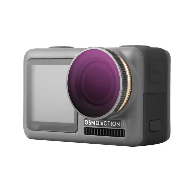 DJI OSMO Action Sunnylife Diving Lens Filter (Aluminum Alloy + Optical Resin) Magenta Snorkel Filter 