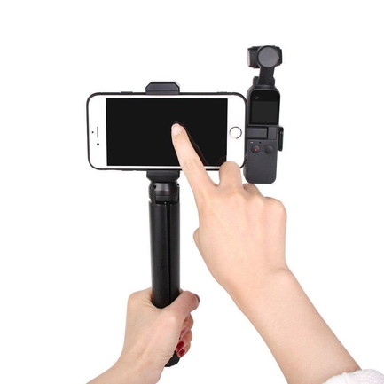 DJI OSMO Pocket & Action Telefon Tutucu + Selfie Çubuğu + Tripod - Thumbnail