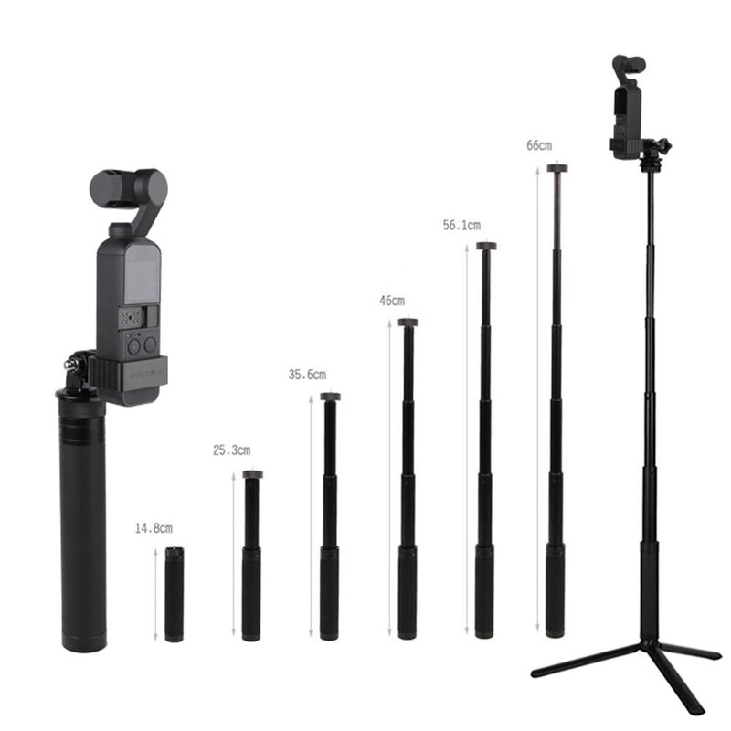 DJI OSMO Pocket Adapter + Selfie Stick + Tripod