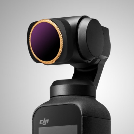DJI Osmo Pocket 2 ve Pocket 1 Gimbal Kamera Lens Filtresi CPL Polarize Filtre - Thumbnail