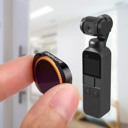 DJI Osmo Pocket 2 ve Pocket 1 Gimbal Kamera Lens Filtresi CPL Polarize Filtre - Thumbnail