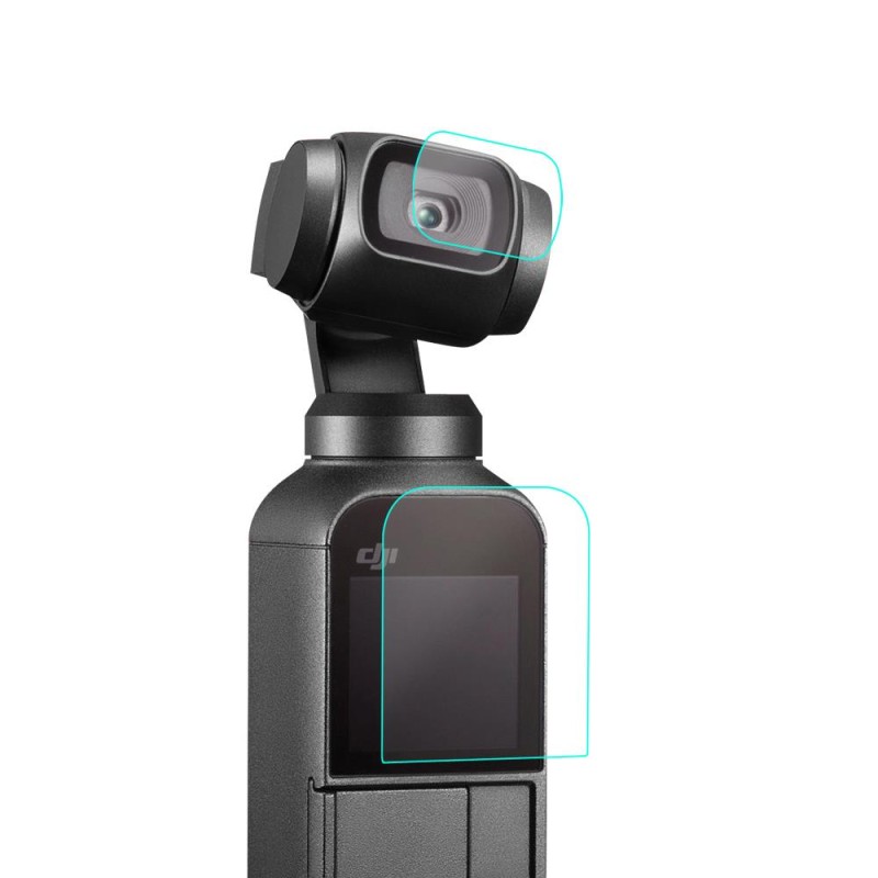 DJI Osmo Pocket 2 ve Pocket 1 Gimbal İçin Kamera Kırılmaz Cam Filmi