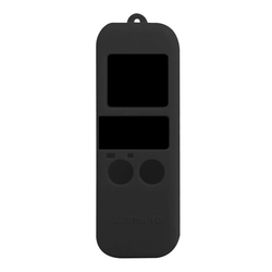 DJI Osmo Pocket İçin Siyah- Kımızı Silikon Koruyucu Kapak + İpi - Thumbnail
