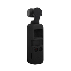 DJI Osmo Pocket İçin Siyah Silikon Koruyucu Kapak + İpi - Thumbnail