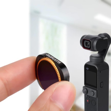 DJI OSMO Pocket 2 ve Pocket 1 Gimbal Kamera Lens Filtresi ND32-PL - Thumbnail