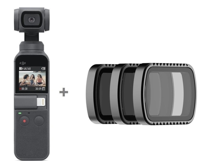 DJI - DJI Osmo Pocket + Standart Serisi Filtre Seti