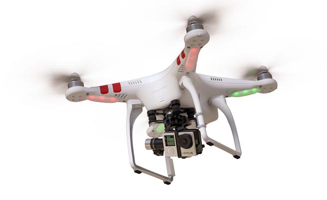 DJI Phantom 2 & Zenmuse H4-3D Gimbal Kamerasız Drone Seti (TEŞHİR)