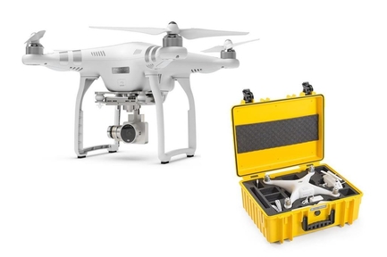 DJI Phantom 3 Advanced Drone + Hardcase Taşıma Çantası Type 6000 Sarı - Thumbnail