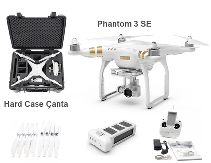 DJI - DJI Phantom 3 SE Drone Seti + Hardcase Taşıma Çantası Type 61 Siyah