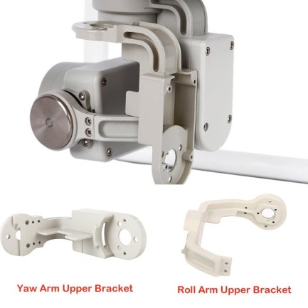 DJI Phantom 4 Pro / Advanced Gimbal Roll Dirsek Arm - Thumbnail