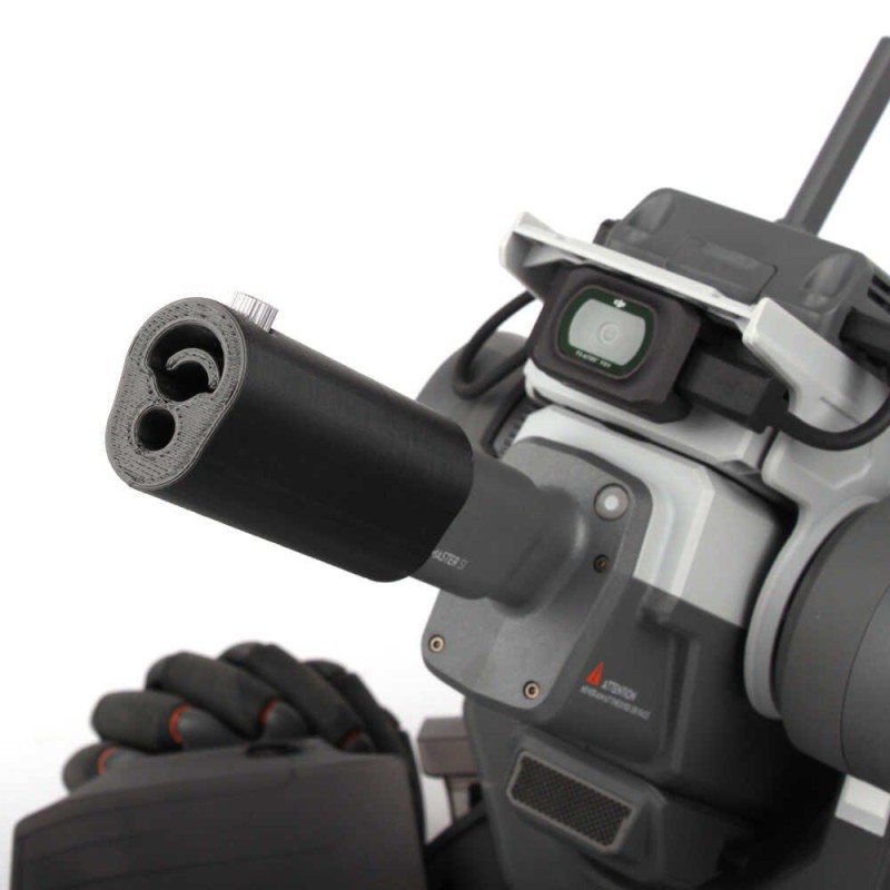 DJI RoboMaster S1 için 3D Baskılı Ayarlanabilir Topspin Backspin Aparatı