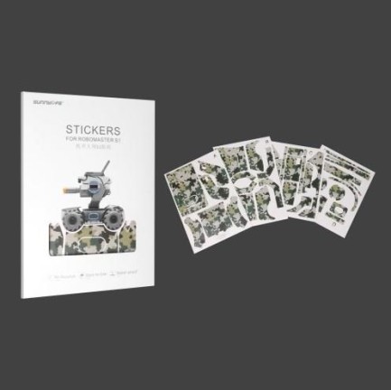 DJI Robomaster S1 Kamuflaj Koruyucu Çıkartma Protective Stickers - Thumbnail