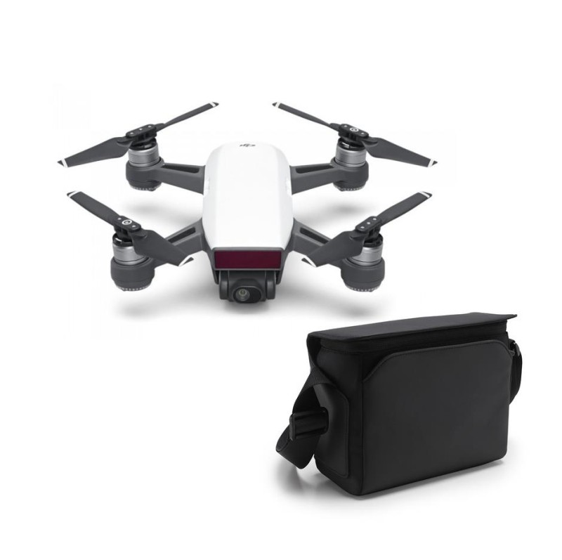 DJI Spark Alpine White Kameralı Mini Drone Seti + Taşıma Çantası