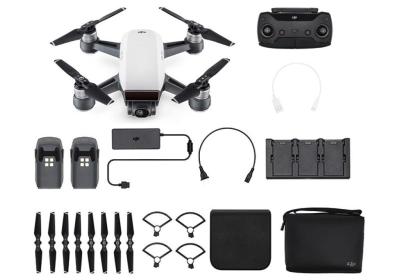 Dji Spark Fly More Combo Alpine White Kameralı Drone Seti