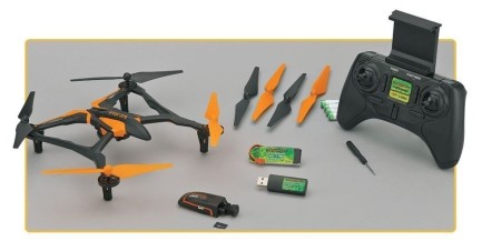 Dromida Vista Kameralı Drone seti Siyah-Turuncu - Thumbnail