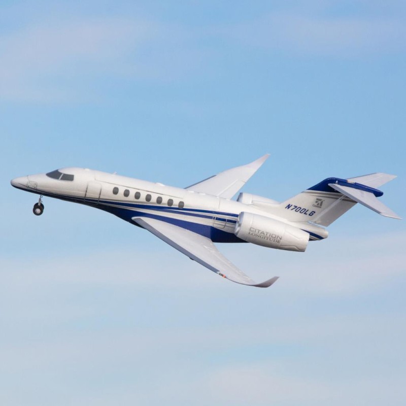 E-Flite UMX Citation Longitude Twin 30mm EDF Jet BNF RC Elektrikli Uzaktan Kumandalı Uçak & Safe Select