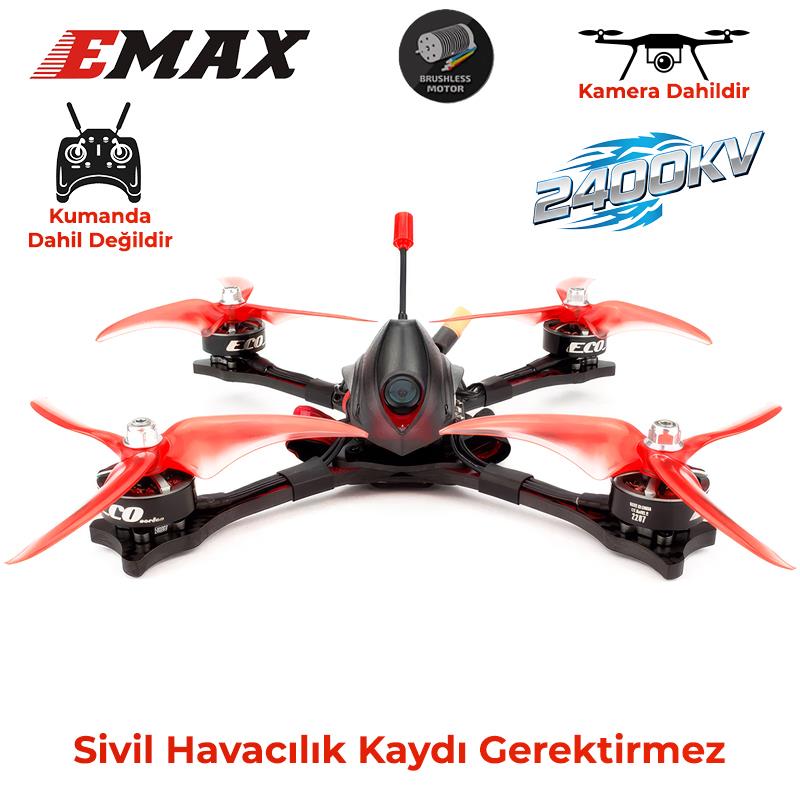 Emax Hawk Sport 5 Inch 4S-6S PNP Kameralı FPV Racing Drone 2400KV w/Caddx Turbo F2 (Kumanda Hariç)