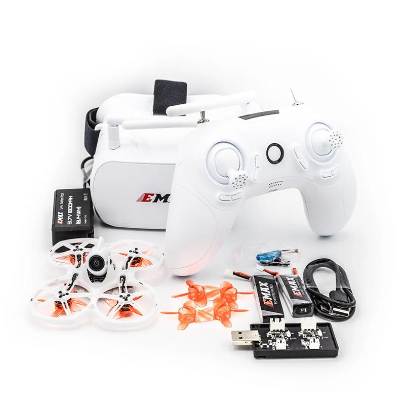 Emax Tinyhawk II RTF Kameralı FPV Racing Drone w/Uzaktan Kumanda+Goggles Gözlük Kullanıma Hazır