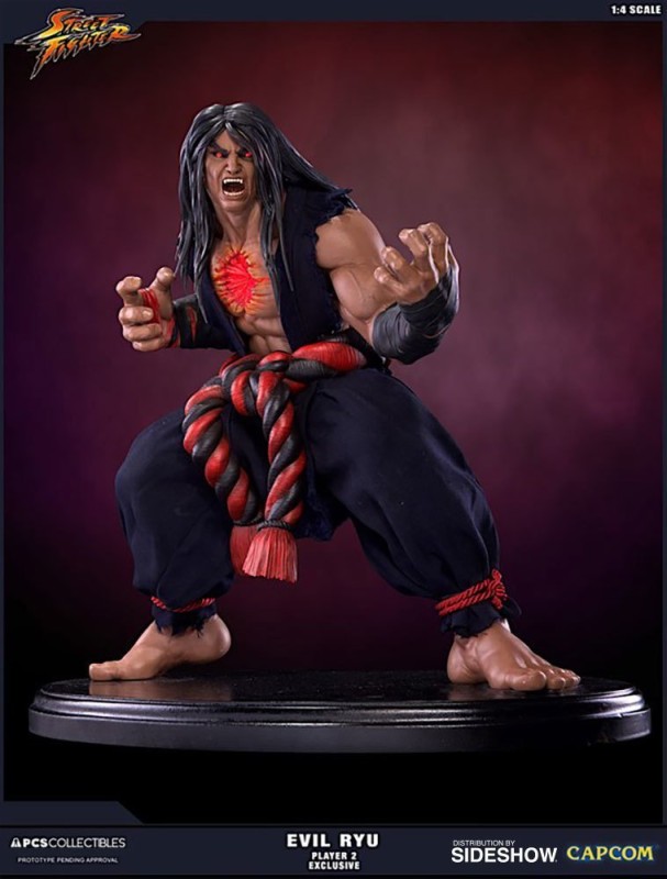 Evil Ryu Dark Hado Statue 1:4 Scale