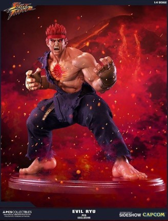 Evil Ryu Murderous Intent Statue 1:4 Scale - Thumbnail