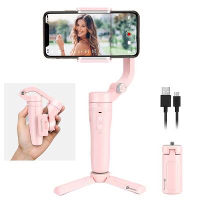 Feiyu-Tech VLOG Pocket Handheld Gimbal Pembe (Ön Sipariş)