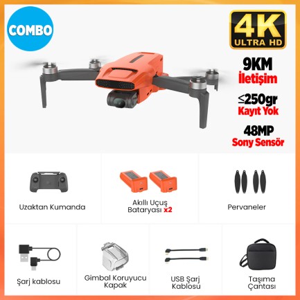 FIMI - FIMI Mini 3 Combo Drone - 4K 60fps Video - Sony 48MP Sensör - 250gr Kayıtsız - Dual Bant 9km Kullanım_Kopya(1)