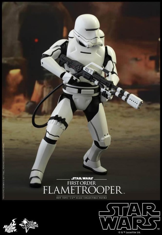 Hot Toys First Order Flame Trooper Sixth Scale Figure