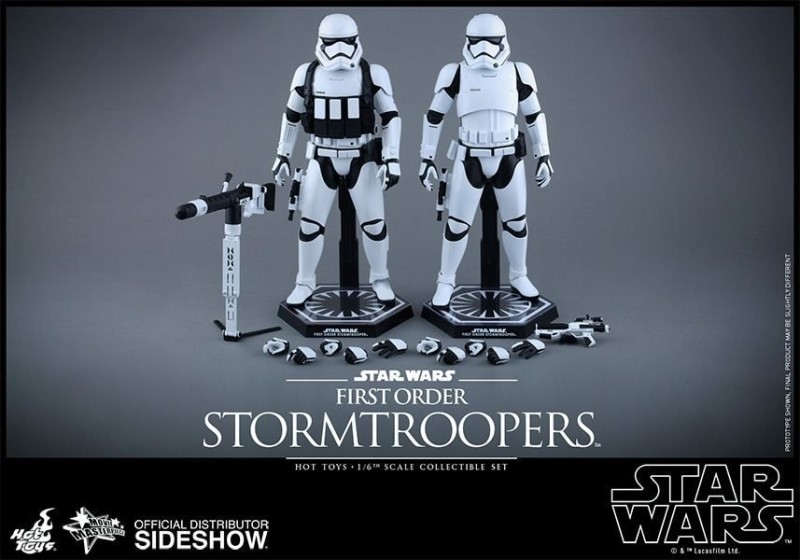 Hot Toys First Order Stormtroopers Sixth Scale Figure Set