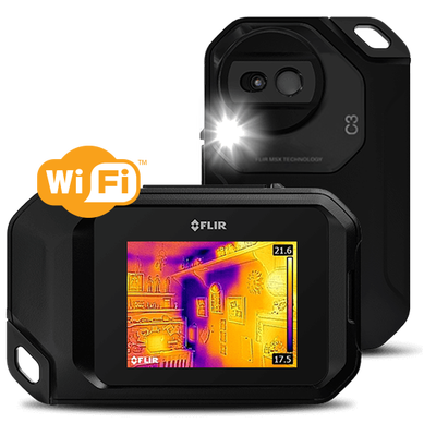 FLIR C3 Compact Professional Thermal Camera w/MSX and WiFi 80x 60 Resolution/9Hz