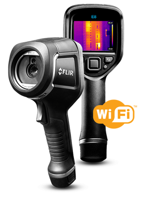 FLIR E8-XT IR Camera w/MSX and WiFi 320 x 240 Resolution/9Hz