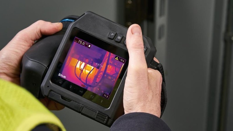 FLIR T540 Profesyonel Termal Kamera Görüntüleme Sistemi 464x348 Piksel