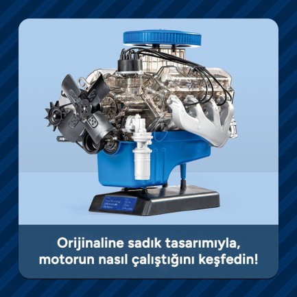 Ford Mustang V8 Motor Model Kiti - Thumbnail