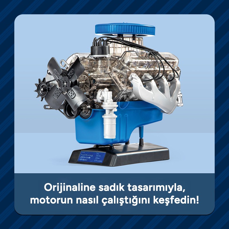 Ford Mustang V8 Motor Model Kiti
