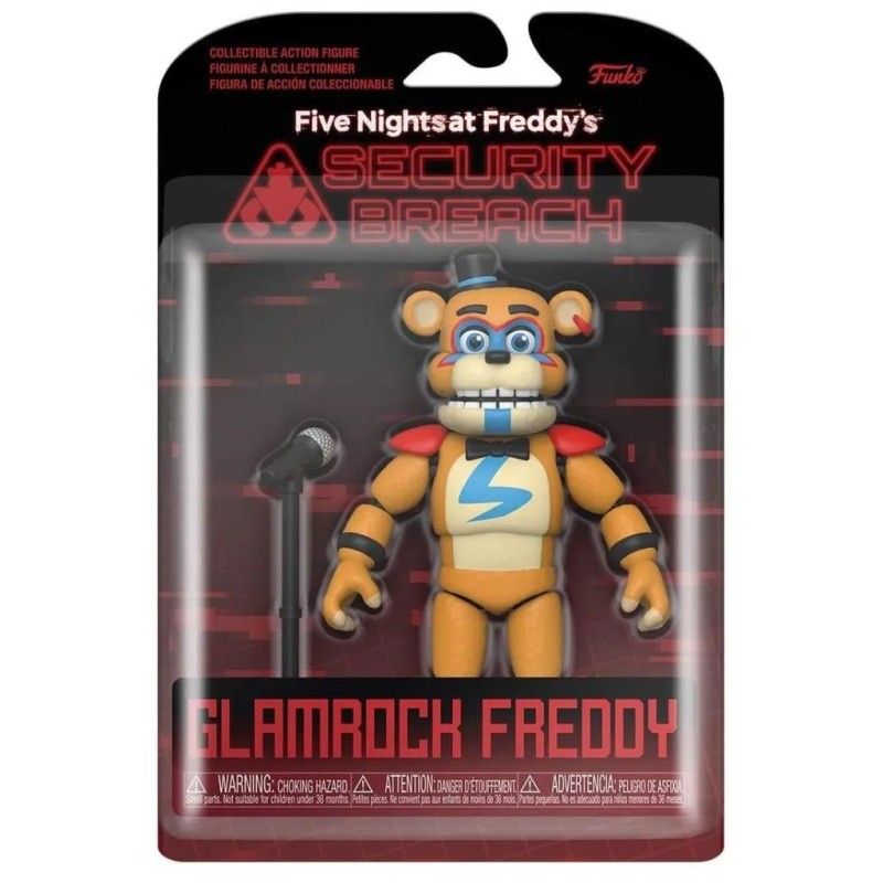 Funko Action Figure Five Nights At Freddy’s Security Breach Glamrock Freddy