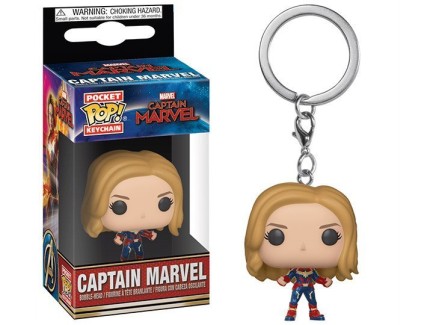 Funko - Funko POP Anahtarlık Captain Marvel