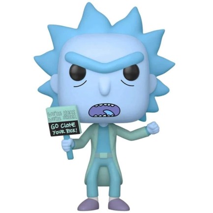 Funko POP Animation Rick & Morty Hologram Rick Clone - Thumbnail