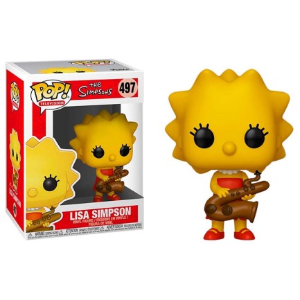 Funko POP Animation The Simpsons Lisa with Saxophone (KUTU HASARLI) - Thumbnail