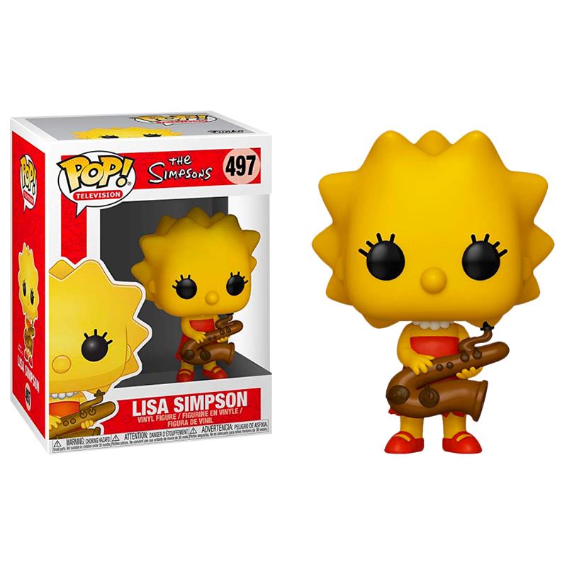 Funko POP Animation The Simpsons Lisa with Saxophone (KUTU HASARLI)