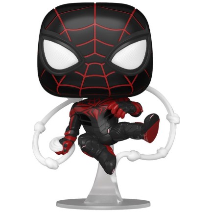 Funko POP Games Spider-Man Miles Morales Miles (Advanced Tech Suit) - Thumbnail