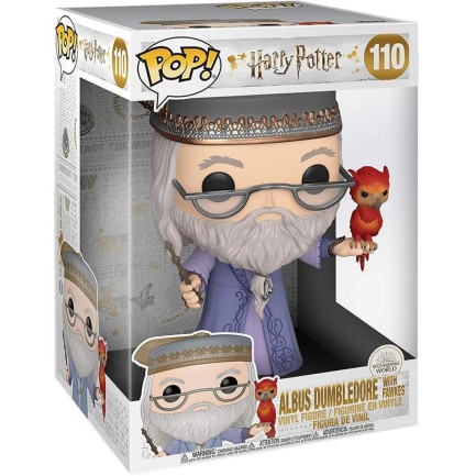 Funko POP Harry Potter Dumbledore with Fawkes 10¨ - Thumbnail