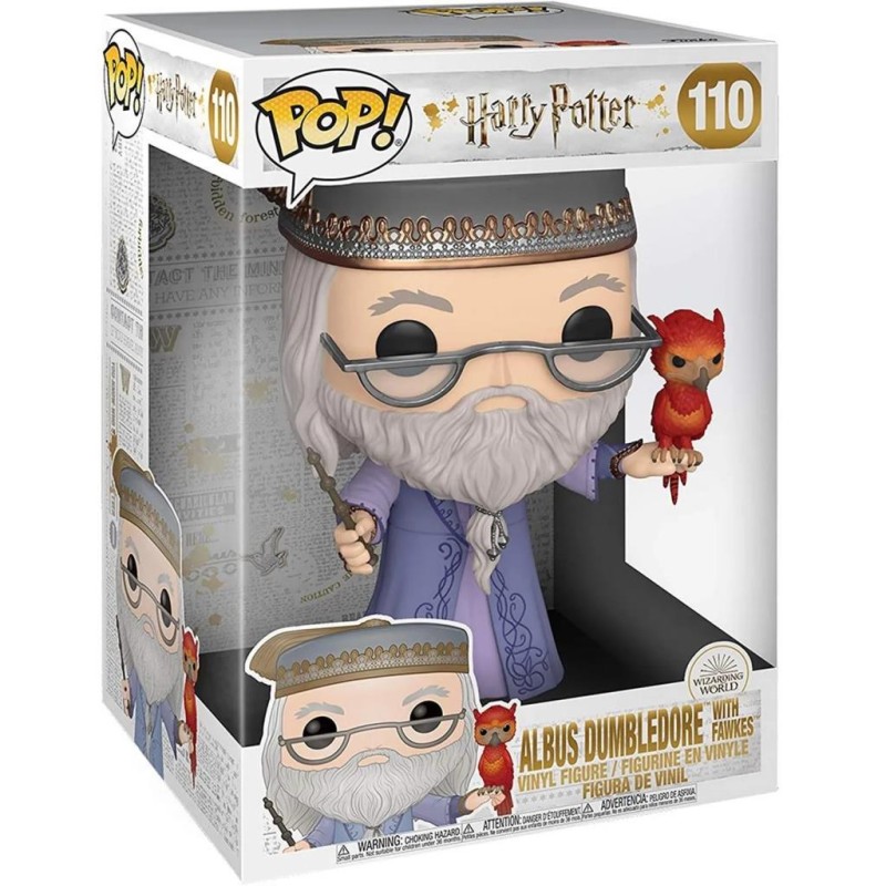 Funko POP Harry Potter Dumbledore with Fawkes 10¨