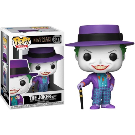 Funko POP Heroes Batman 1989 Joker with Hat - Thumbnail