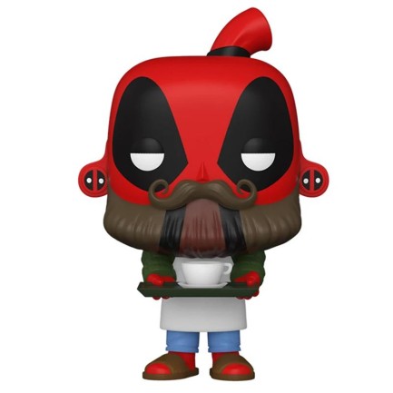 Funko POP Marvel Deadpool 30th Coffee Barista - Thumbnail