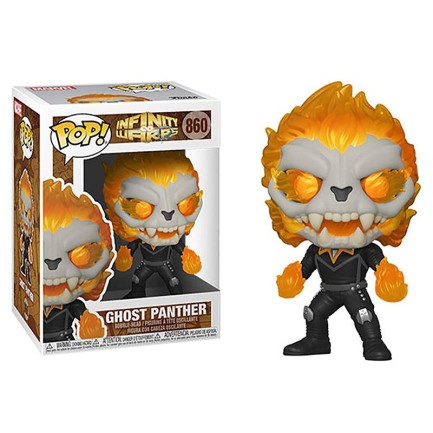 Funko POP Marvel Infinity Warps Ghost Panther - Thumbnail