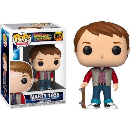 Funko POP Movie Back to the Future Marty 1955 with Skateboard - Thumbnail