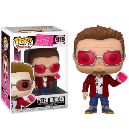 Funko POP Movies Fight Club Tyler Durden with Chas - Thumbnail
