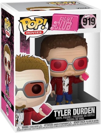 Funko POP Movies Fight Club Tyler Durden with Chas - Thumbnail