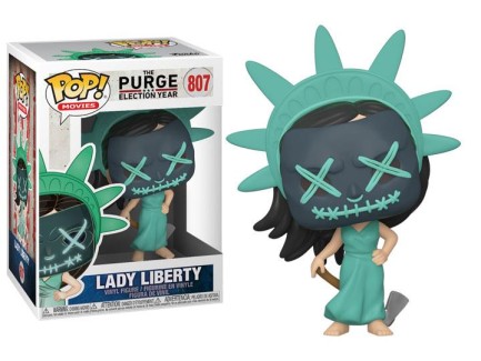 Funko POP Movies The Purge Lady Liberty (Election Year) - Thumbnail