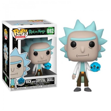 Funko POP Rick & Morty – Rick with Crystal Skull - Thumbnail